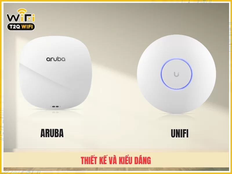 Thiet ke va kieu dang Aruba va UniFi