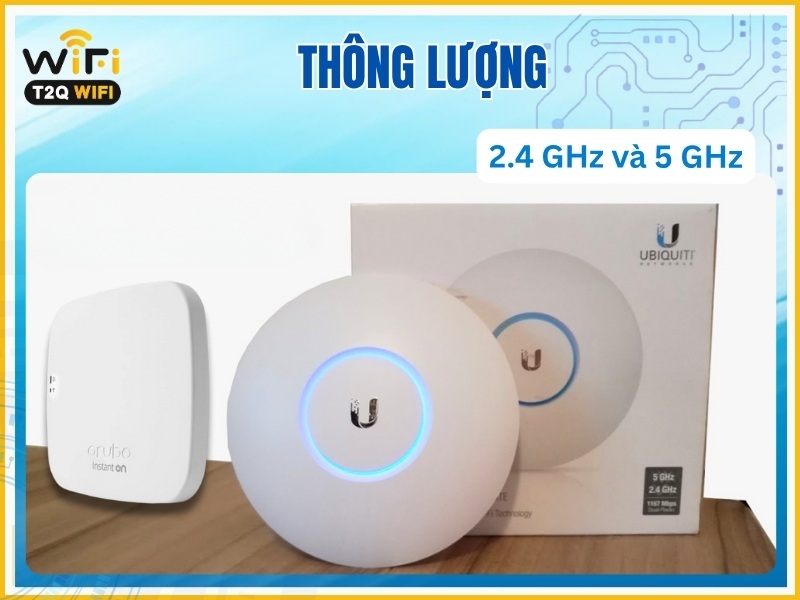 Thong luong UniFi AC Lite va Aruba Instant On AP11