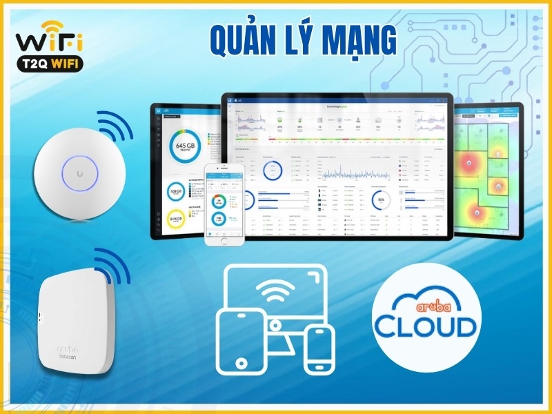 Quan ly mang UniFi AC Lite va Aruba Instant On AP11