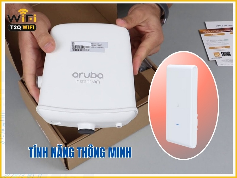 Tinh nang thong minh UniFi AC Mesh Pro va Aruba Instant On AP17