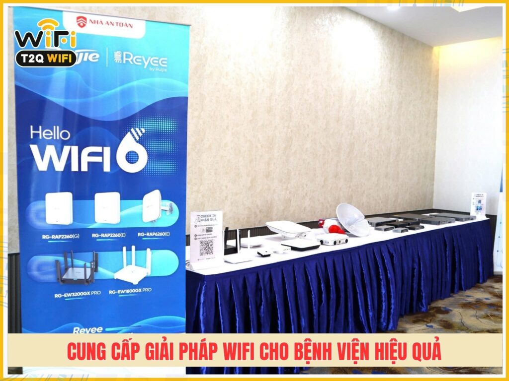Cung cap giai phap wifi cho benh vien