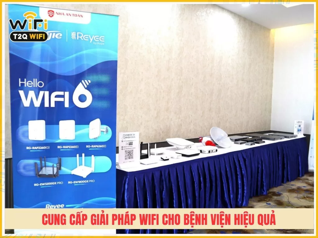 Cung cap giai phap wifi cho benh vien
