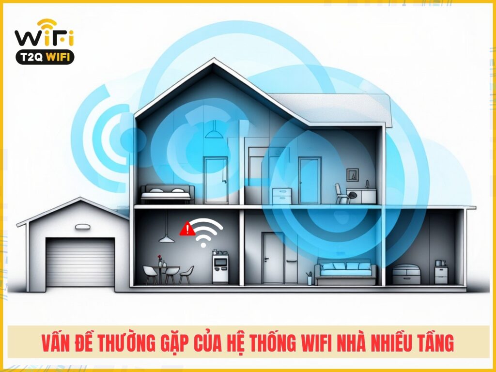 Nhung van de thuong gap cua he thong wifi cho nha nhieu tang