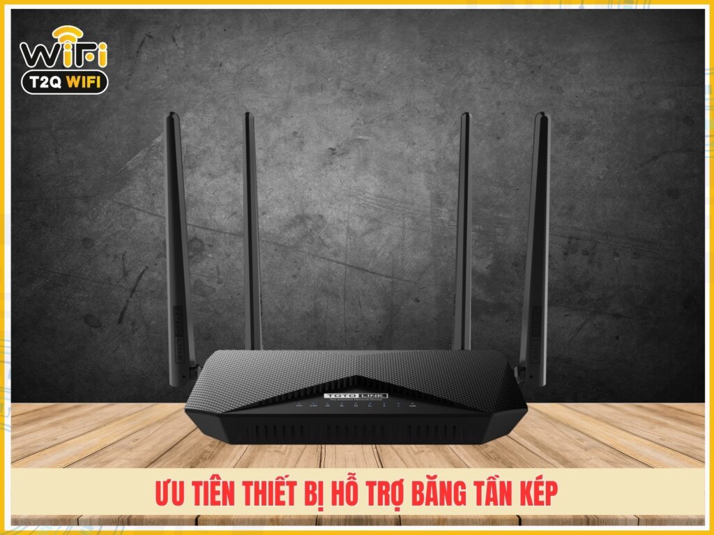 Uu tien thiet bi ho tro bang tan kep 2 4GHz 5GHz