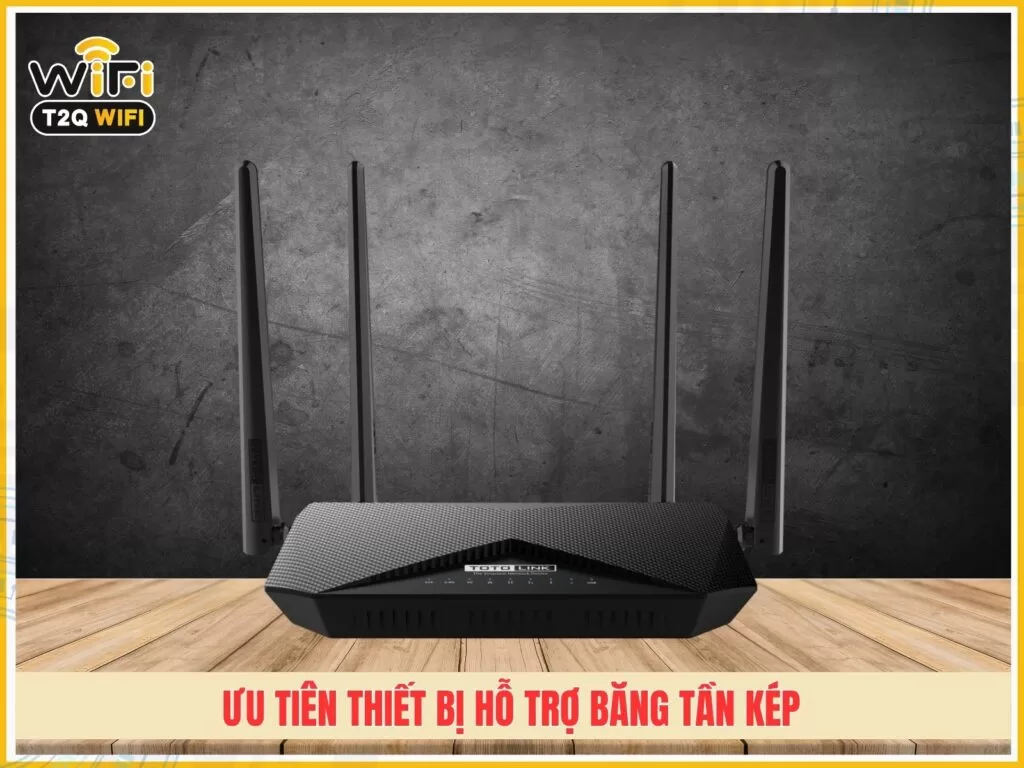 Uu tien thiet bi ho tro bang tan kep 2 4GHz 5GHz