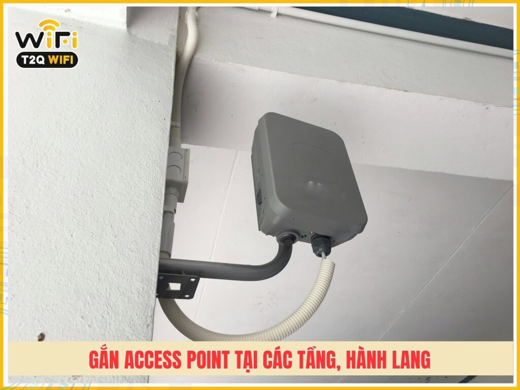 Gan Access Point tai cac tang hanh lang