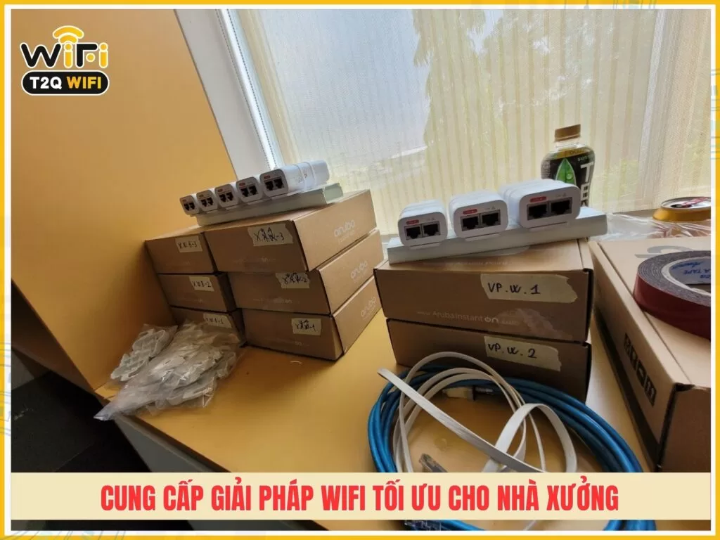 Cung cấp giải pháp thi công mạng wifi tối ưu cho nhà xưởng xí nghiệp tại TPHCM