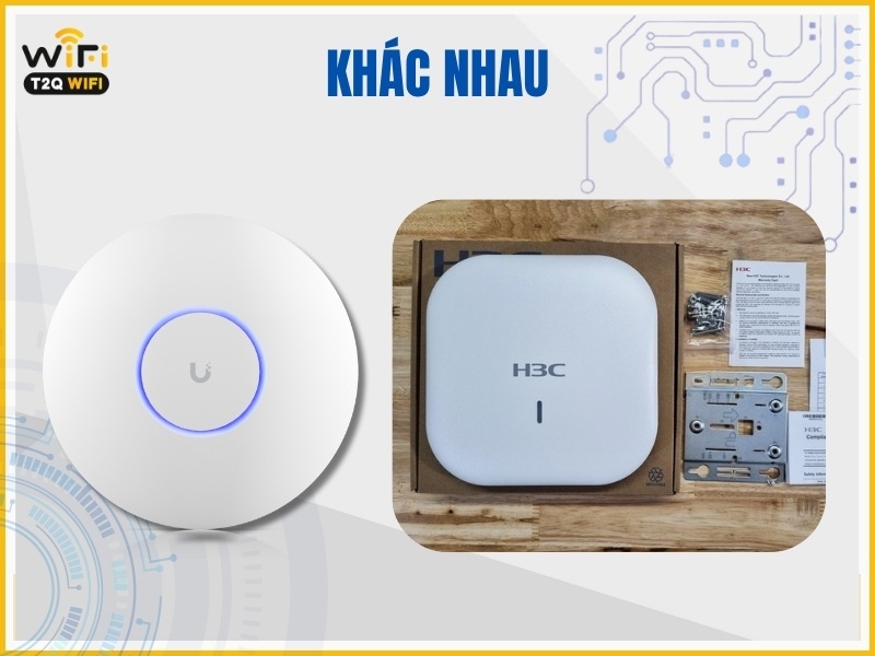 Diem khac nhau giua Wifi H3C WA6126 va UniFi U6 Pro