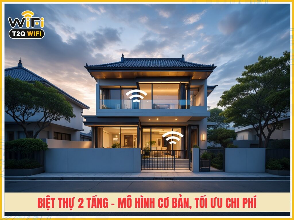 Biet thu 2 tang – Mo hinh co ban toi uu chi phi