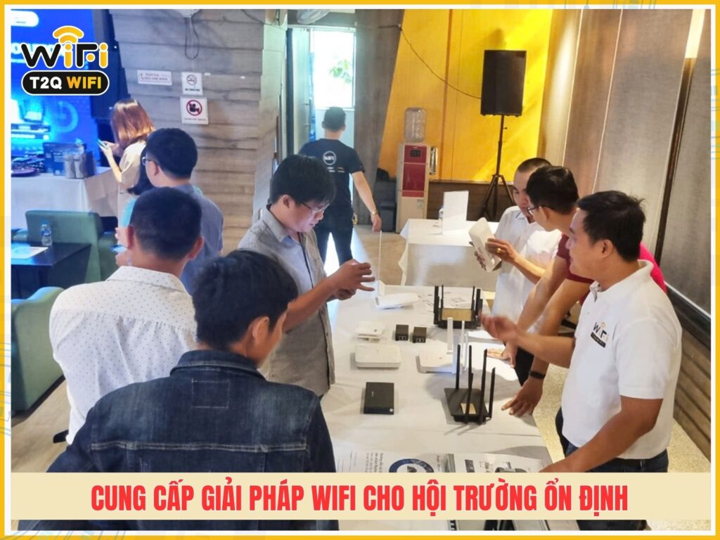 Cung cap giai phap wifi cho hoi truong on dinh gia tot
