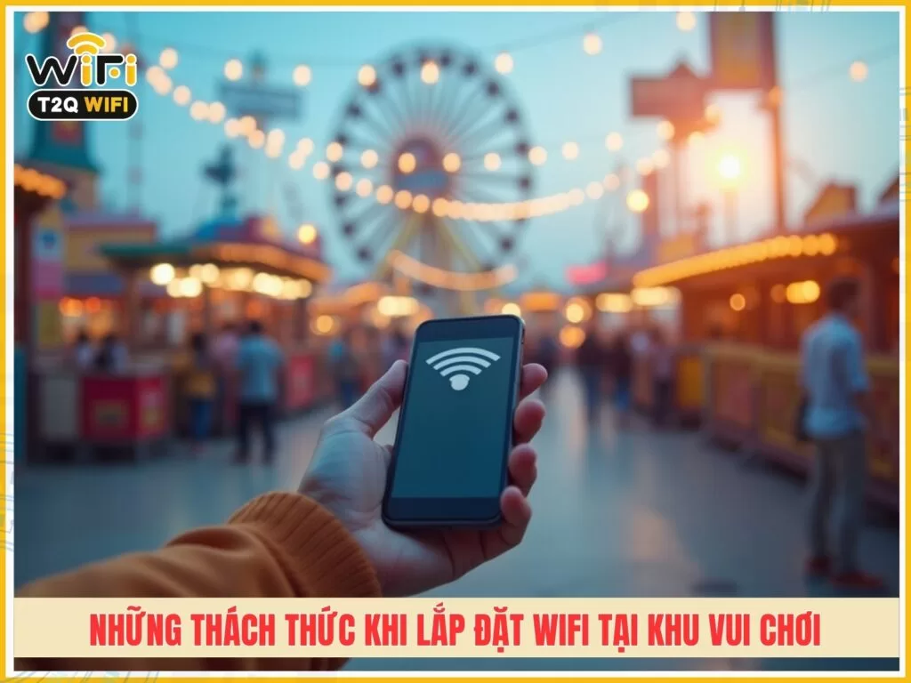 Nhung thach thuc khi lap dat wifi tai khu vui choi
