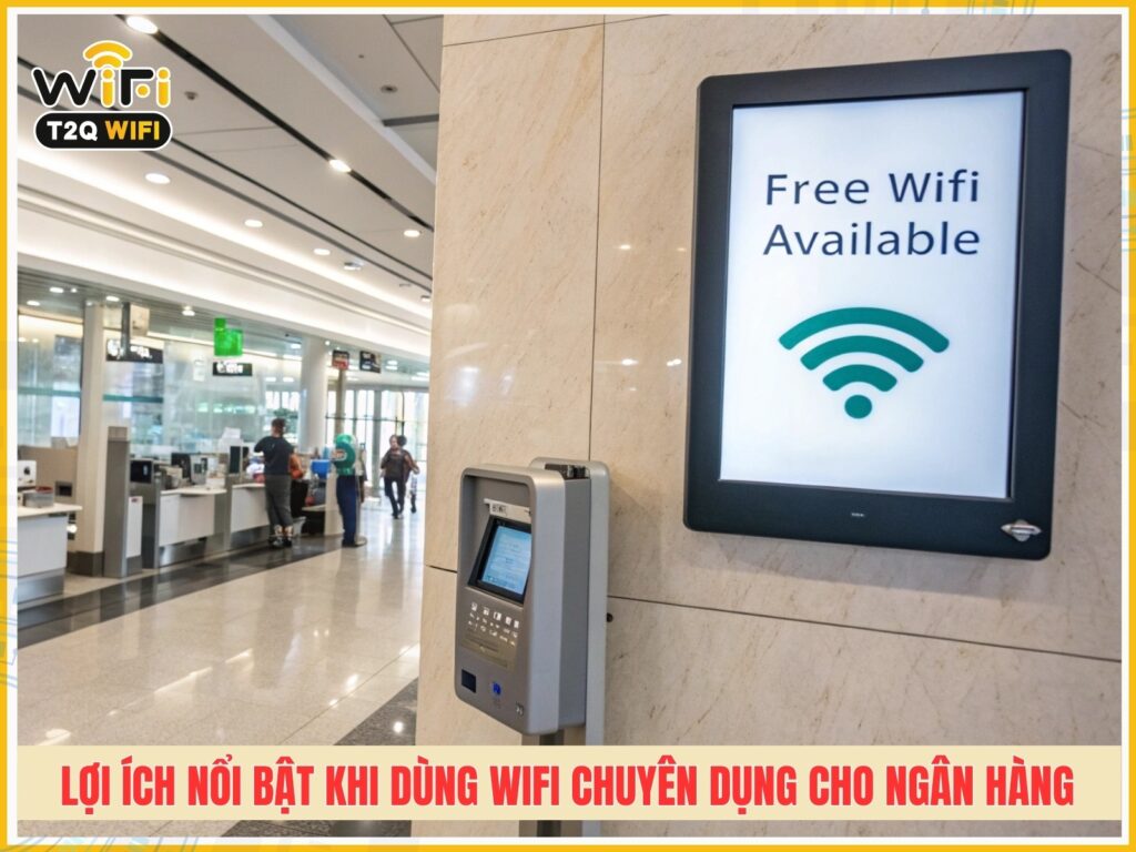 Loi ich noi bat khi dung wifi chuyen dung cho ngan hang