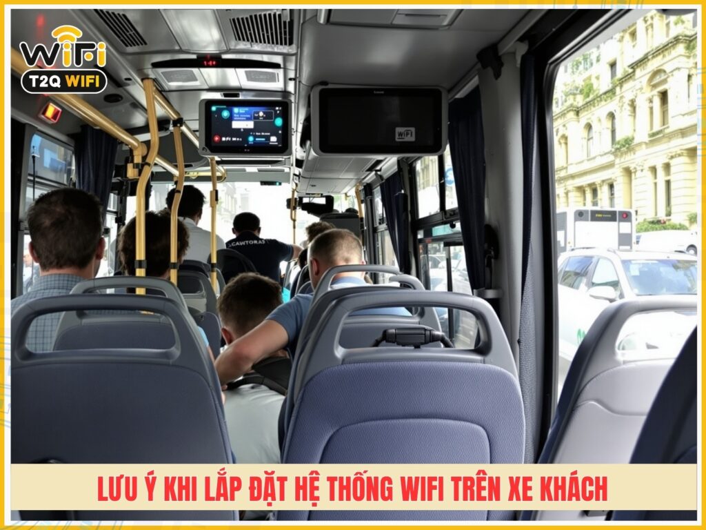 Luu y khi lap dat he thong wifi tren xe khach