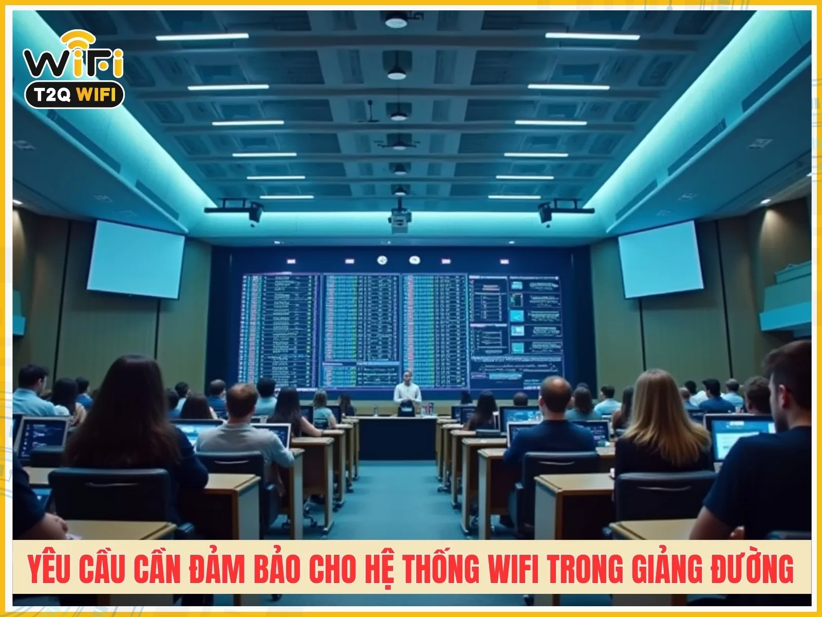 Yeu cau can dam bao cho he thong wifi trong giang duong