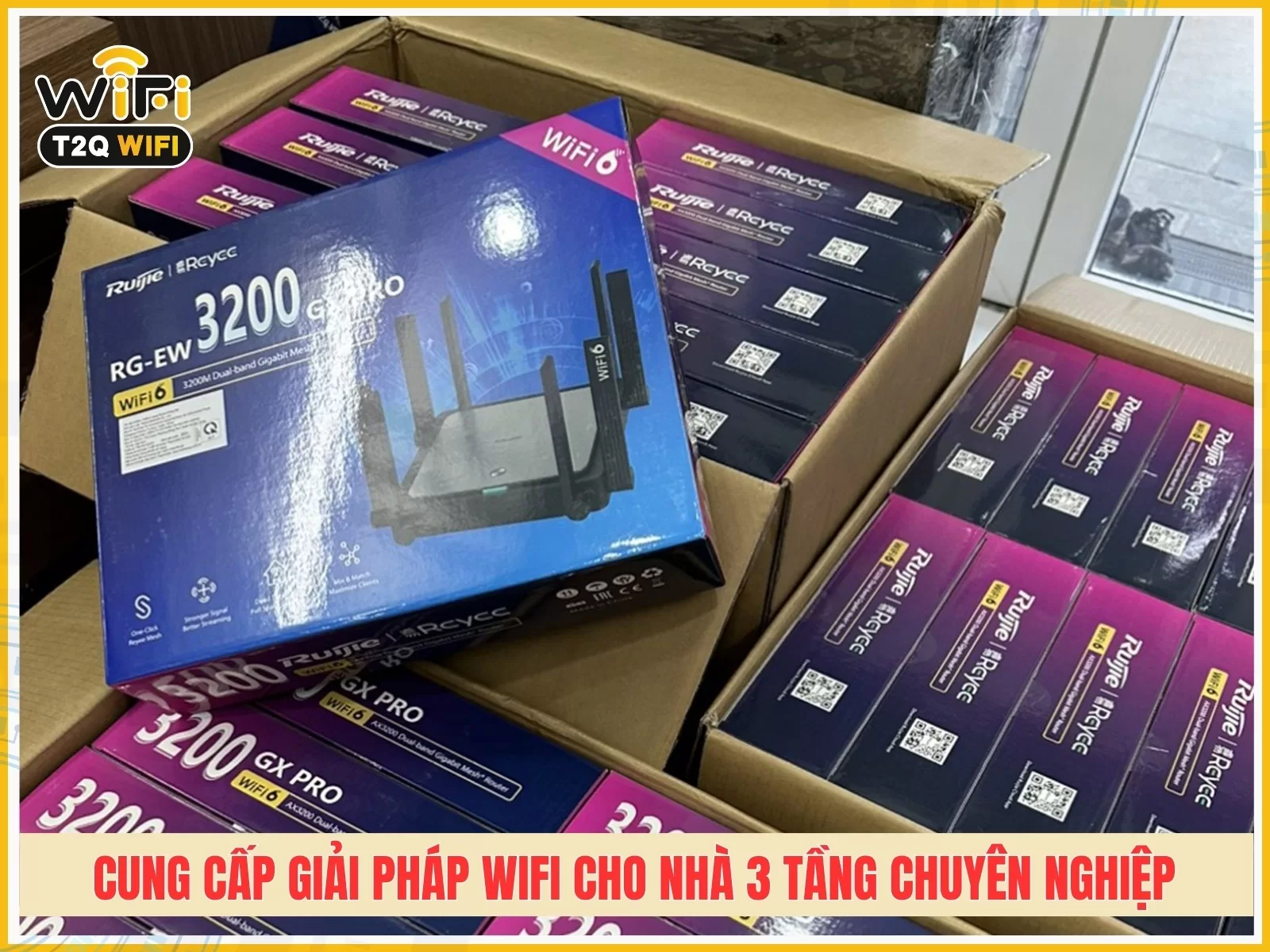 T2QWIFI Cung cap giai phap wifi cho nha 3 tang chuyen nghiep
