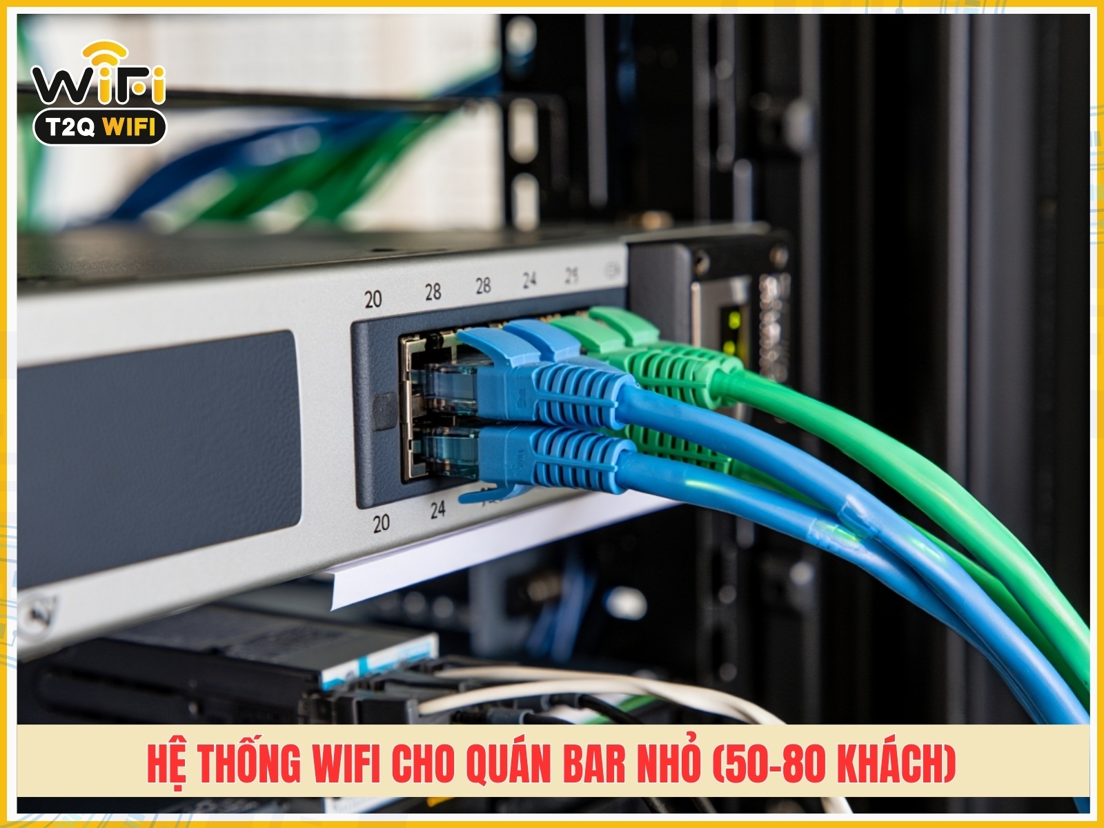 He thong wifi cho quan bar nho 50–80 khach