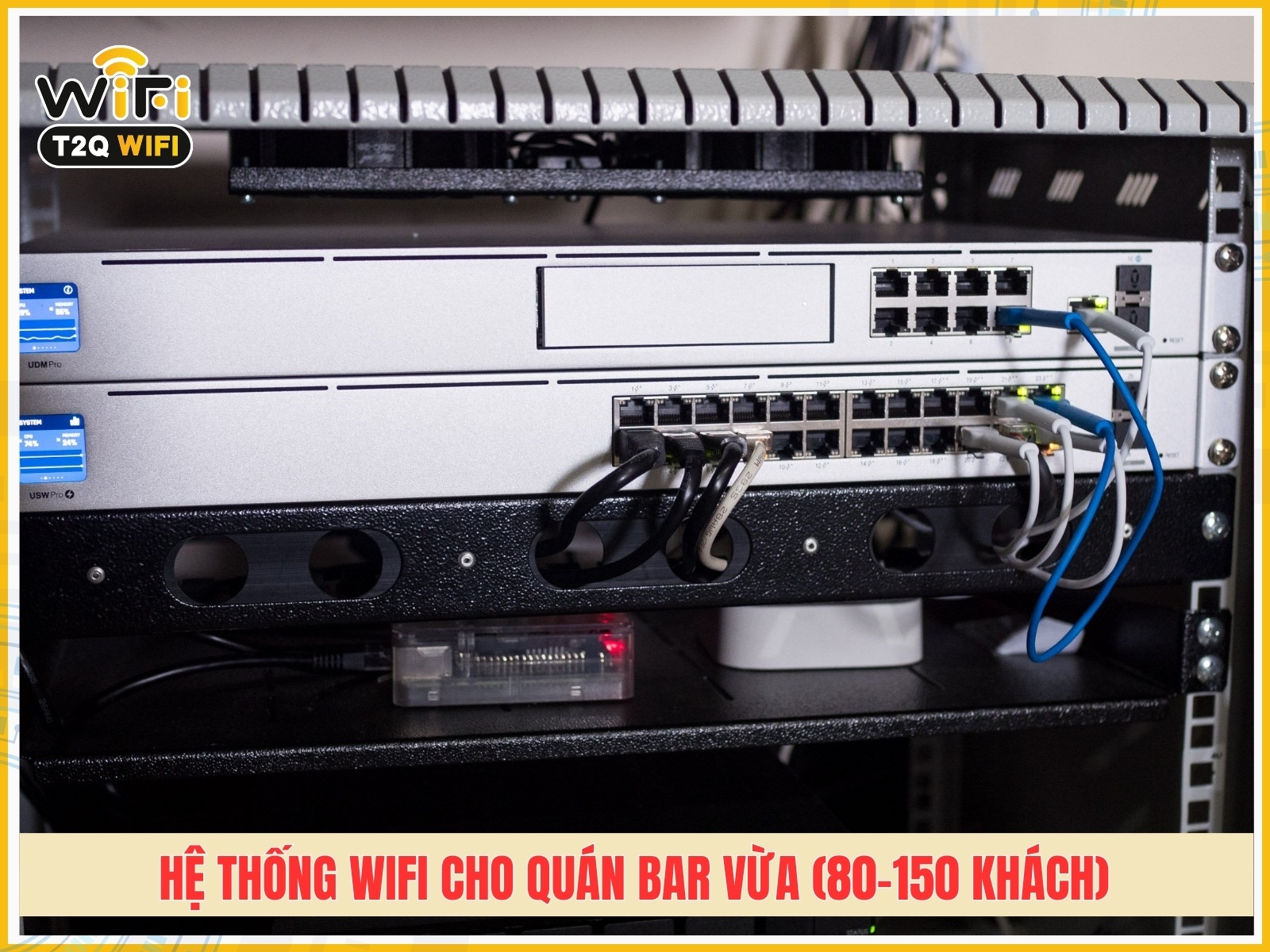 He thong wifi cho quan bar vua 80–150 khach