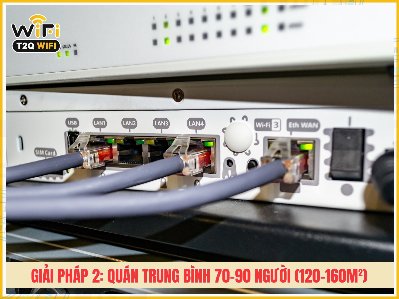 Giải pháp 2: Quán trung bình 70-90 người (120-160m²)
