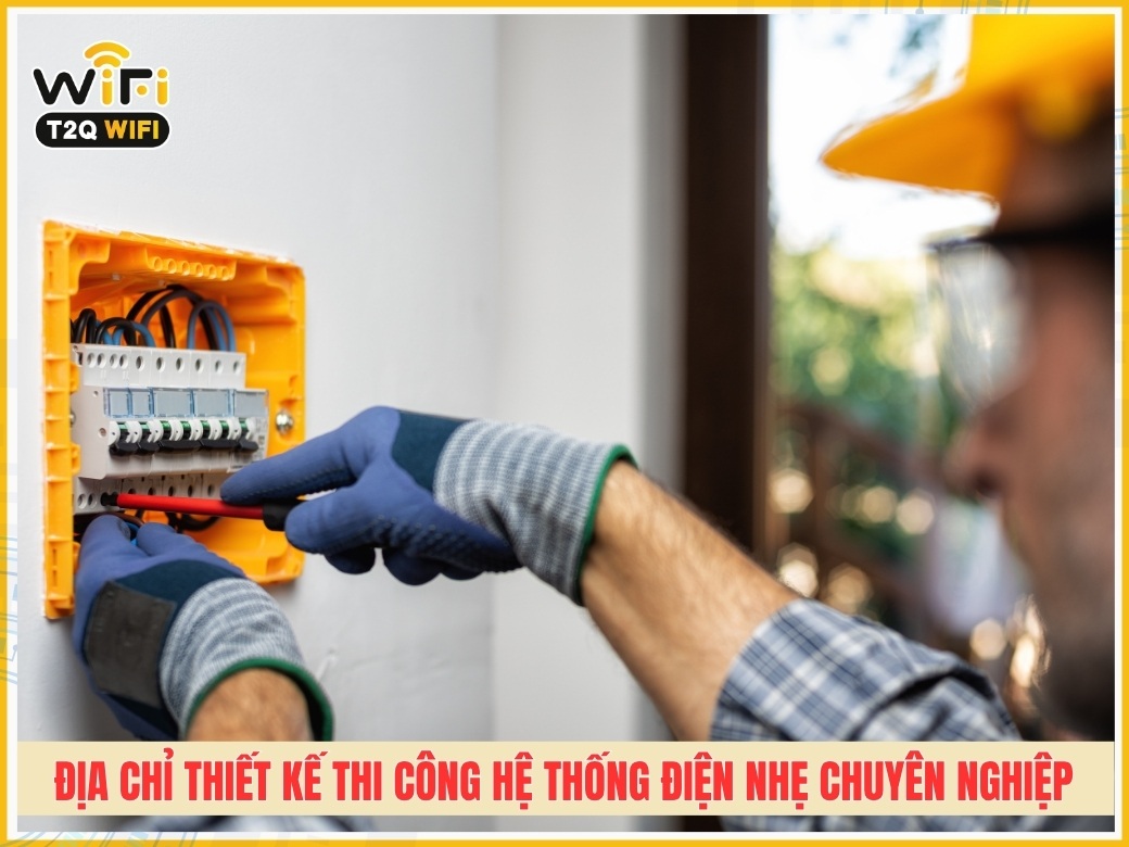 Địa chỉ thiết kế thi công hệ thống điện nhẹ chuyên nghiệp tại TPHCM