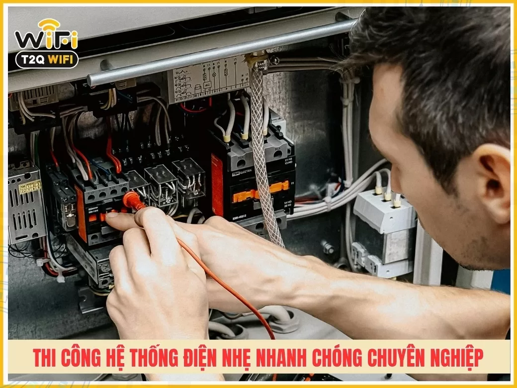 Thi công hệ thống điện nhẹ nhanh chóng chuyên nghiệp tại HCM
