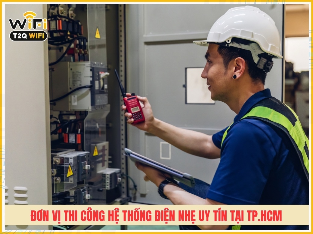 Đơn vị thi công hệ thống điện nhẹ uy tín tại TP.HCM