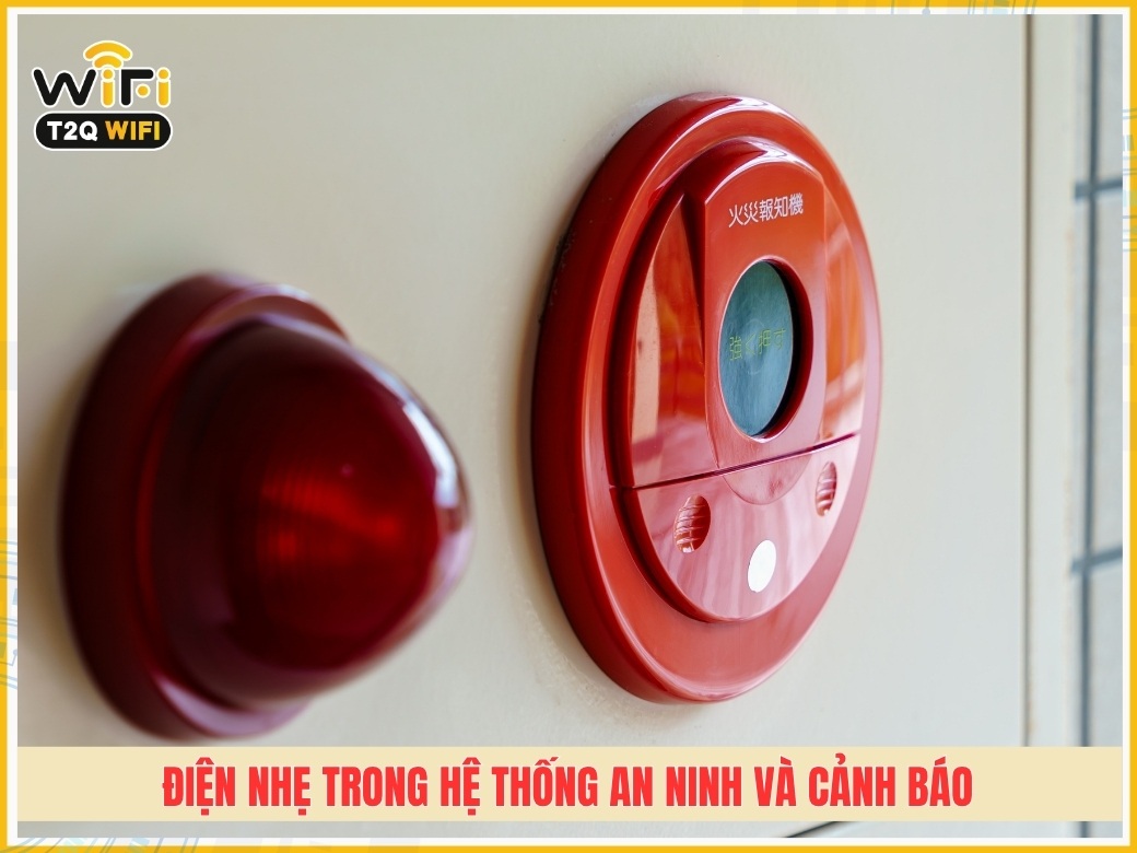 Ứng dụng của hệ thống điện nhẹ trong hệ thống an ninh và cảnh báo