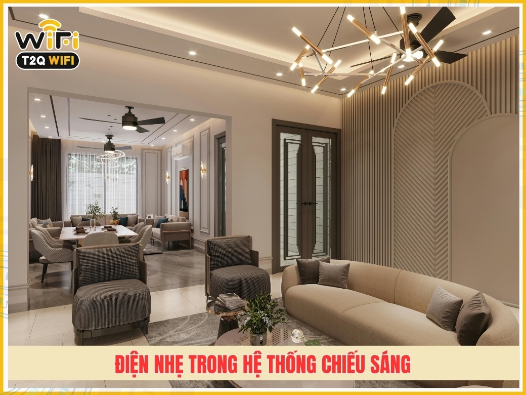 Ứng dụng của hệ thống điện nhẹ trong hệ thống chiếu sáng