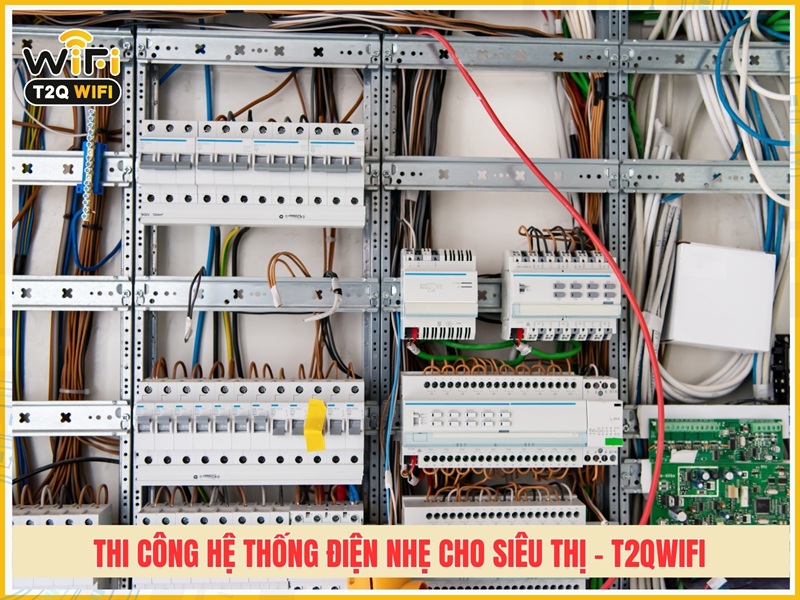 Vì sao nên chọn thi công hệ thống điện nhẹ cho siêu thị tại T2QWIFI?