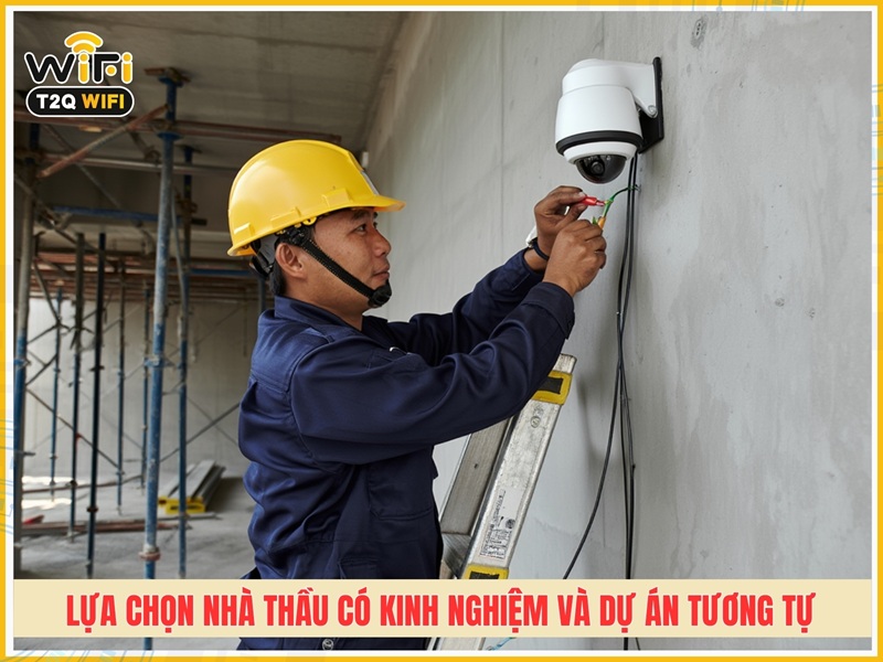 Lựa chọn nhà thầu có kinh nghiệm và dự án tương tự
