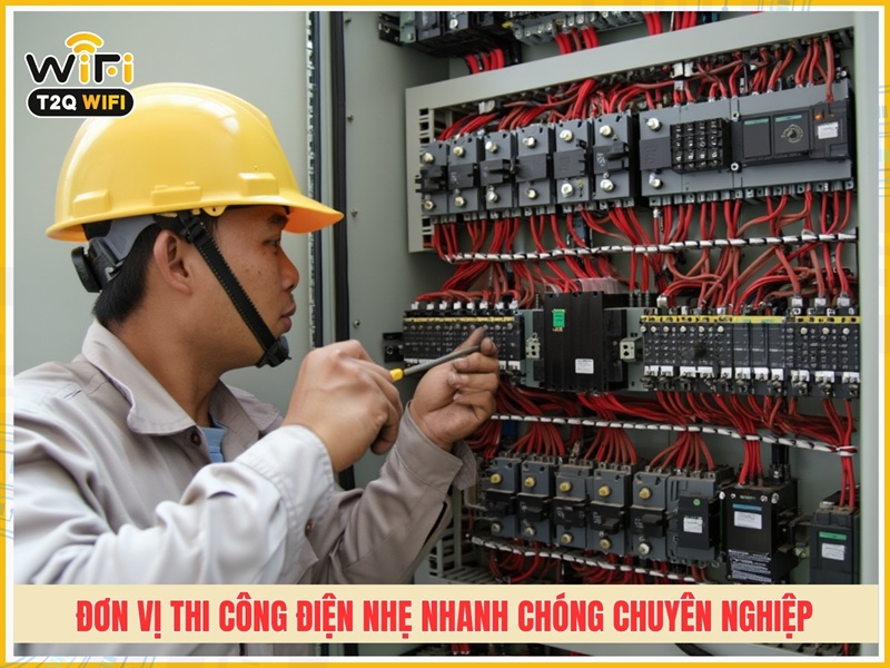 Đơn vị thi công điện nhẹ nhanh chóng chuyên nghiệp tại TPHCM