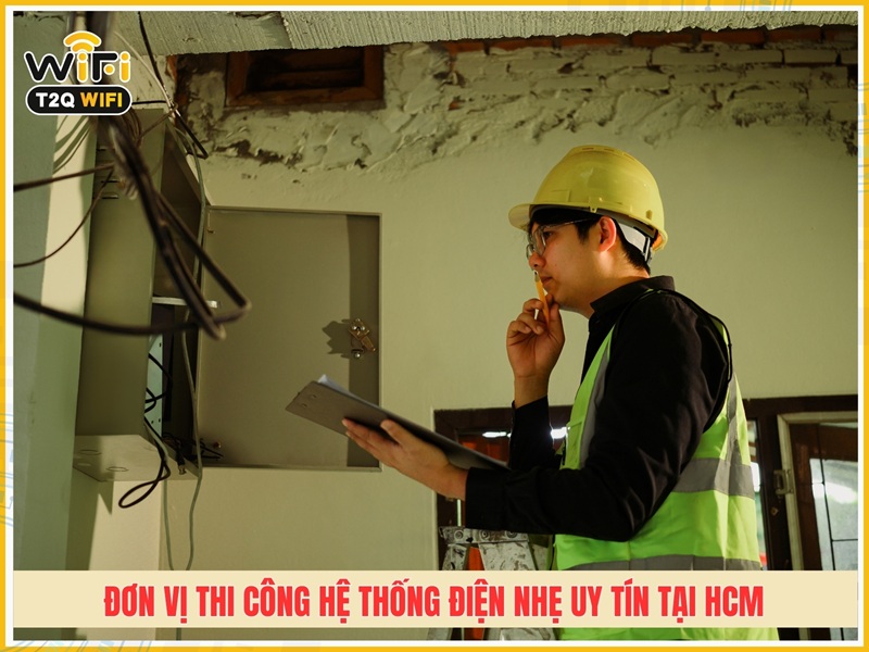 Đơn vị thi công hệ thống điện nhẹ uy tín tại HCM