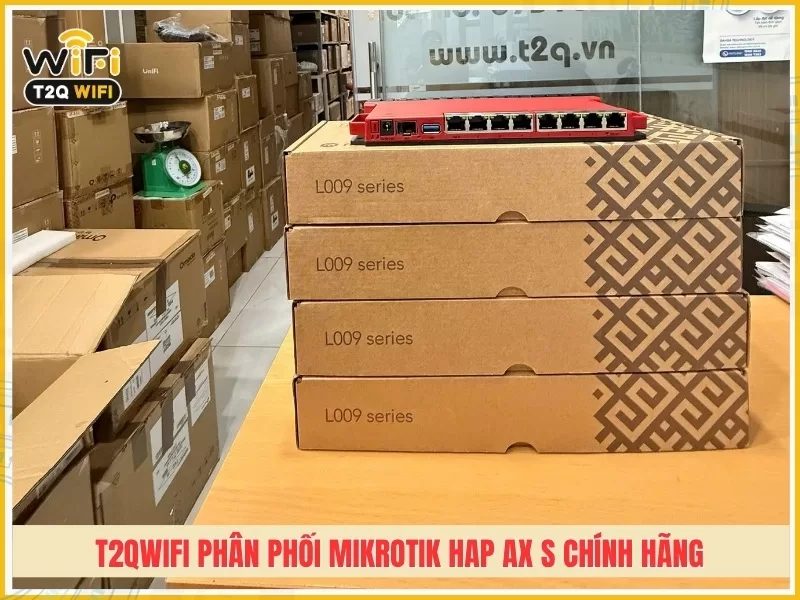 T2QWIFI Chuyên phân phối sản phẩm MikroTik hAP ax S chính hãng giá tốt
