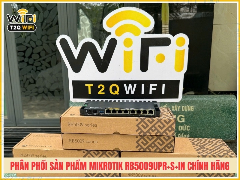 T2QWIFI Chuyên phân phối sản phẩm MikroTik RB5009UPr+S+IN chính hãng giá tốt