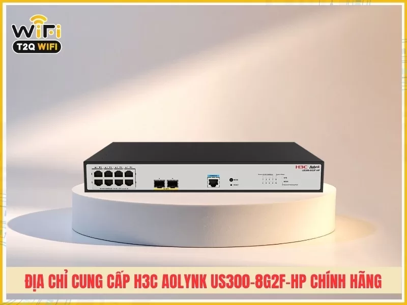 Địa chỉ cung cấp H3C Aolynk US300-8G2F-HP chính hãng tại TPHCM