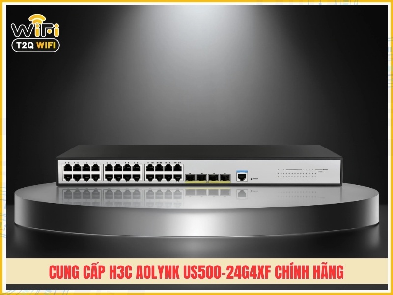 Địa chỉ cung cấp H3C Aolynk US500-24G4XF chính hãng giá rẻ TPHCM