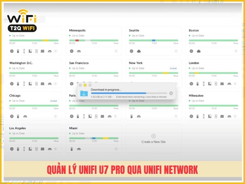 Quản lý UniFi U7 Pro qua UniFi Network