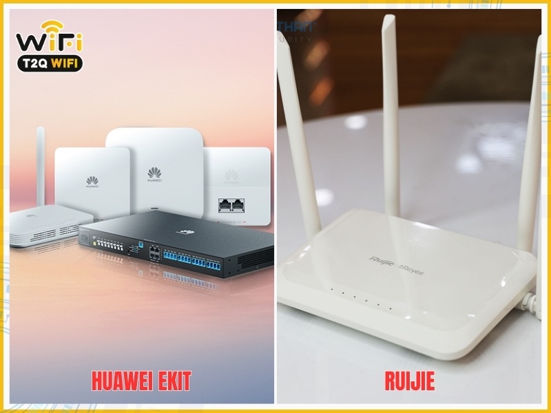 Tổng quan về WiFi Ruijie và Huawei eKit cho doanh nghiệp