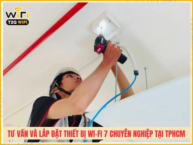 T2QWIFI - Đơn vị tư vấn và lắp đặt thiết bị Wi-Fi 7 chuyên nghiệp tại TPHCM