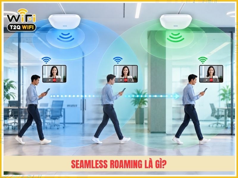Seamless roaming là gì? Phân biệt với roaming thông thường