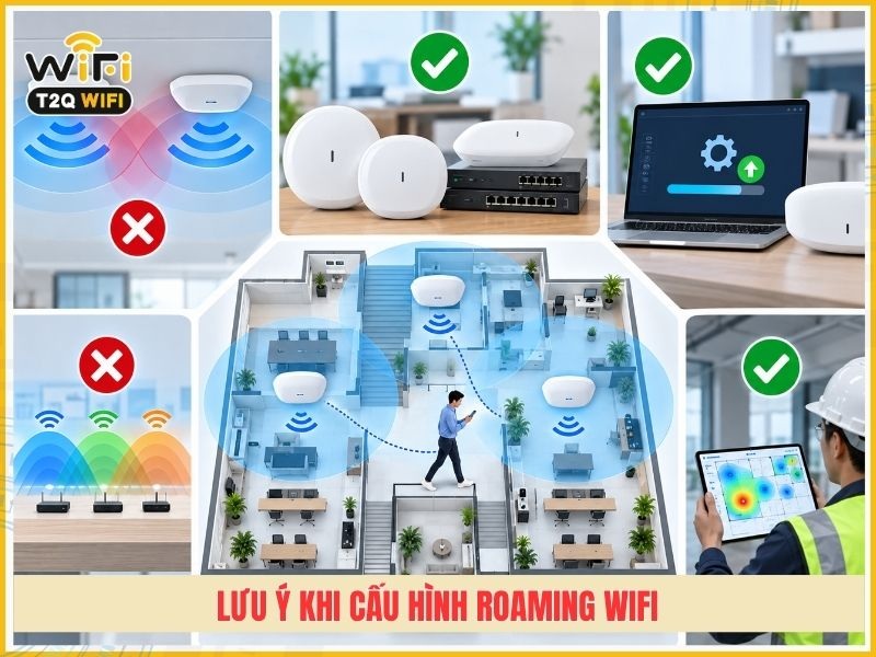 lưu ý khi cấu hình roaming wifi