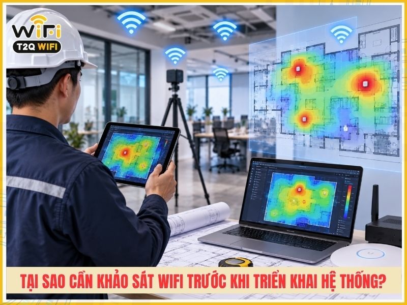 Tại sao cần khảo sát WiFi trước khi triển khai hệ thống?